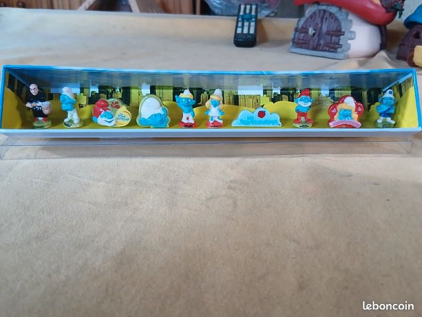 Lot De 8 Fèves Figurines Schtroumpfs - Collection Vintage, Occasion