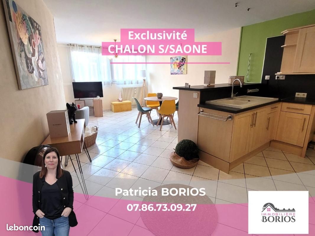 Appartement 3 pièces 75 m² · à Chalon-sur-Saône · 75 m² · 91 000 €