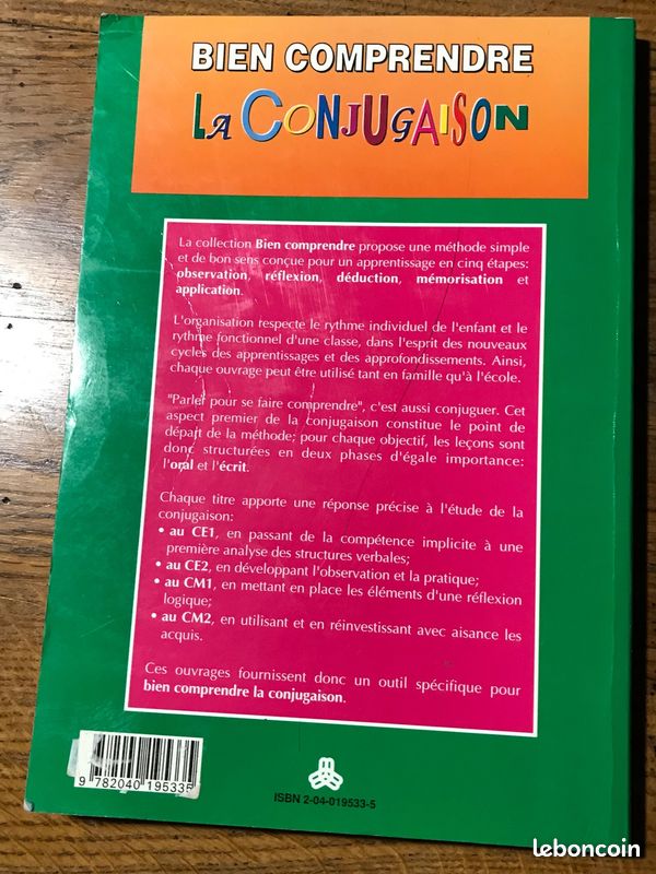 Livre Conjugaison en CM1 (image 2)