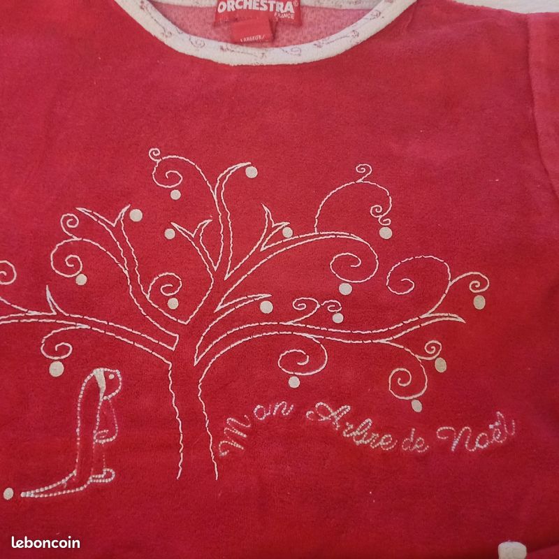 7. Pyjama velours fille 4 ans (image 3)