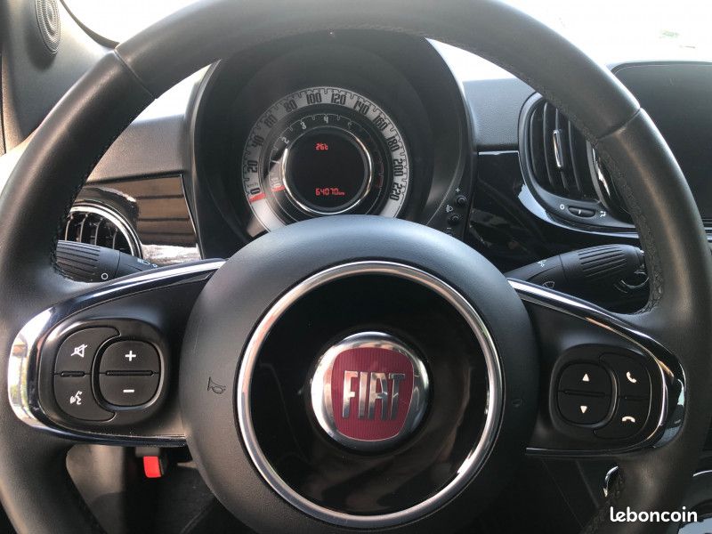 Fiat 500C 1.2 8V 69CH S&S LOUNGE DUALOGIC EURO6D (image 9)