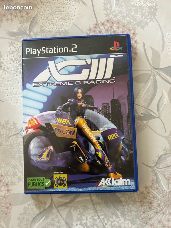 XG3 Extreme-G Racing – PS2, Acclaim, Bon état, Jeu De Course Futuriste