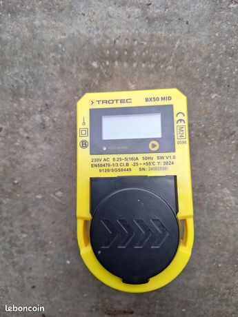 APPAREIL DE MESURE d'énergie compteur électrique pour rail à chapeau