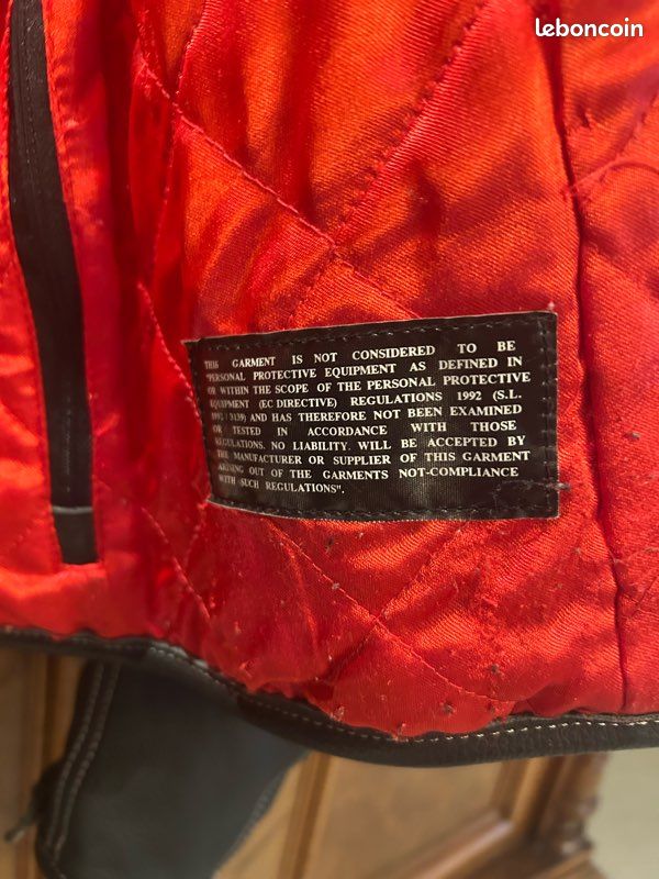 Magnifique Blouson moto SUOMY femme cuir taille L (image 7)