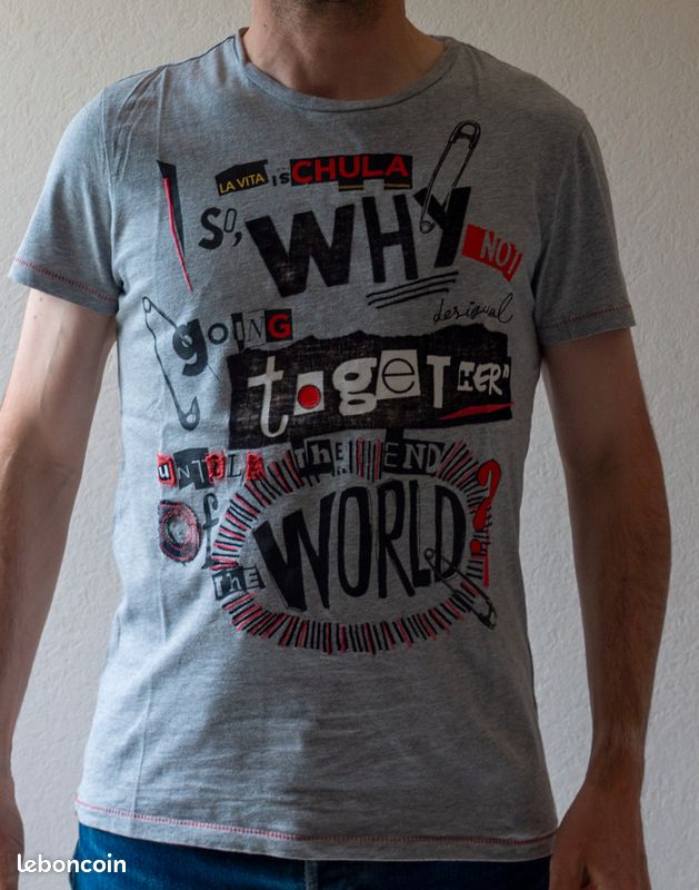 T shirt desigual homme Vêtements