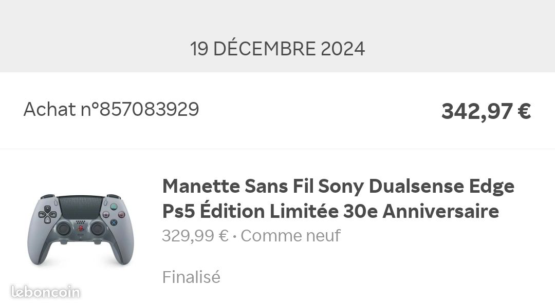 Manette DualSense Edge PS5 — édition Limitée 30th Anniversary (neuve)
