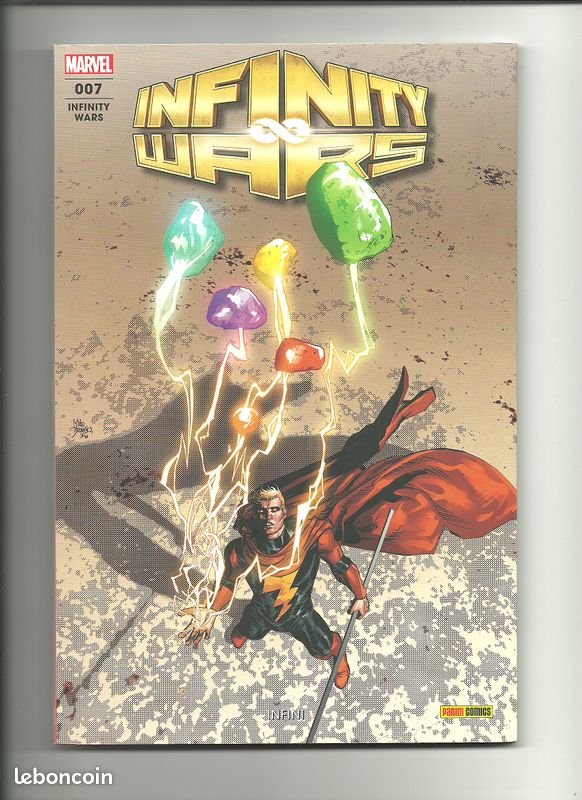 Lot infinity wars 1 2 3 4 5 6 7 marvel panini comics serie complete warlock thanos (image 1)