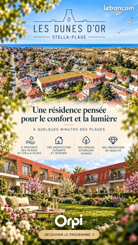 Appartement 4 pièces 93 m² · à Cucq · 93 m² · 535 000 €