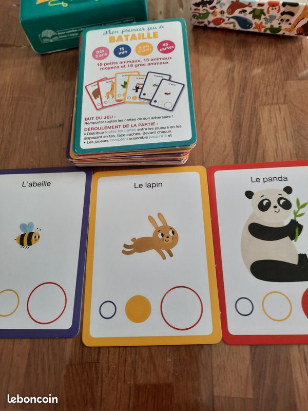 Mon premier jeu de bataille marque Auzou - Jeux & Jouets