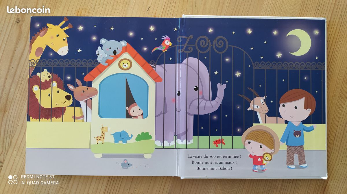 Livre "cherche et trouve pour les bébés, au zoo" éditions Fleurus (image 5)