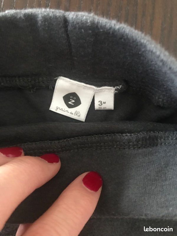 Pantalon Grain de blé 3 mois bon état (image 2)