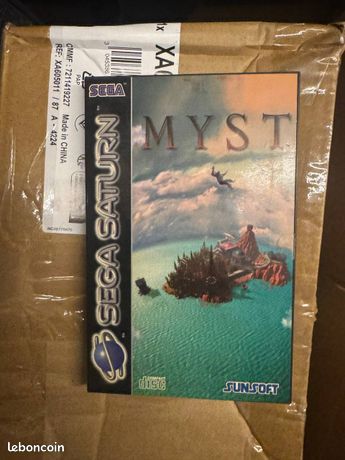 MYST JEU SEGA SATURN COMPLET PAL FR