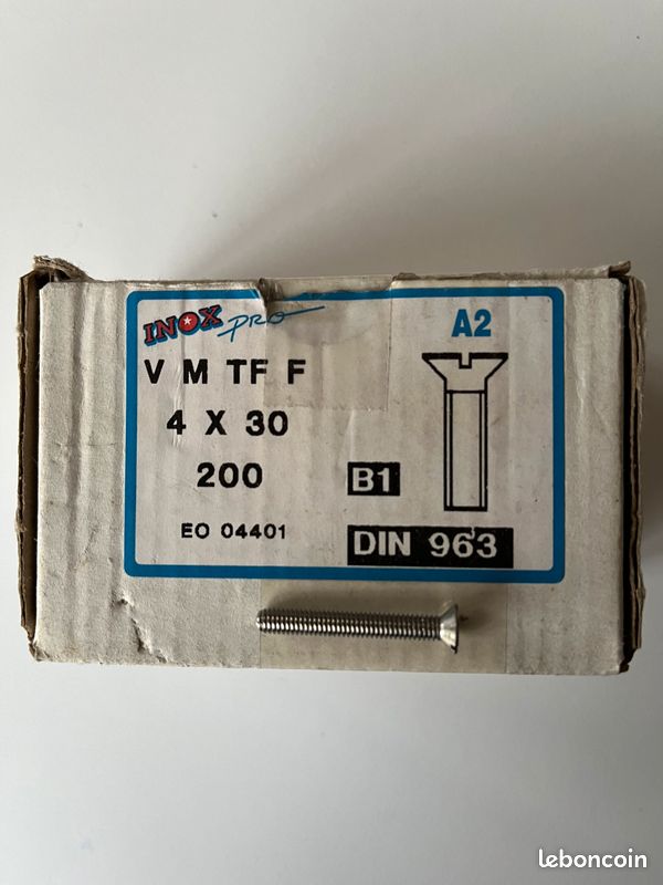 VIS Inox A2 TFF M4 x 30 (image 2)