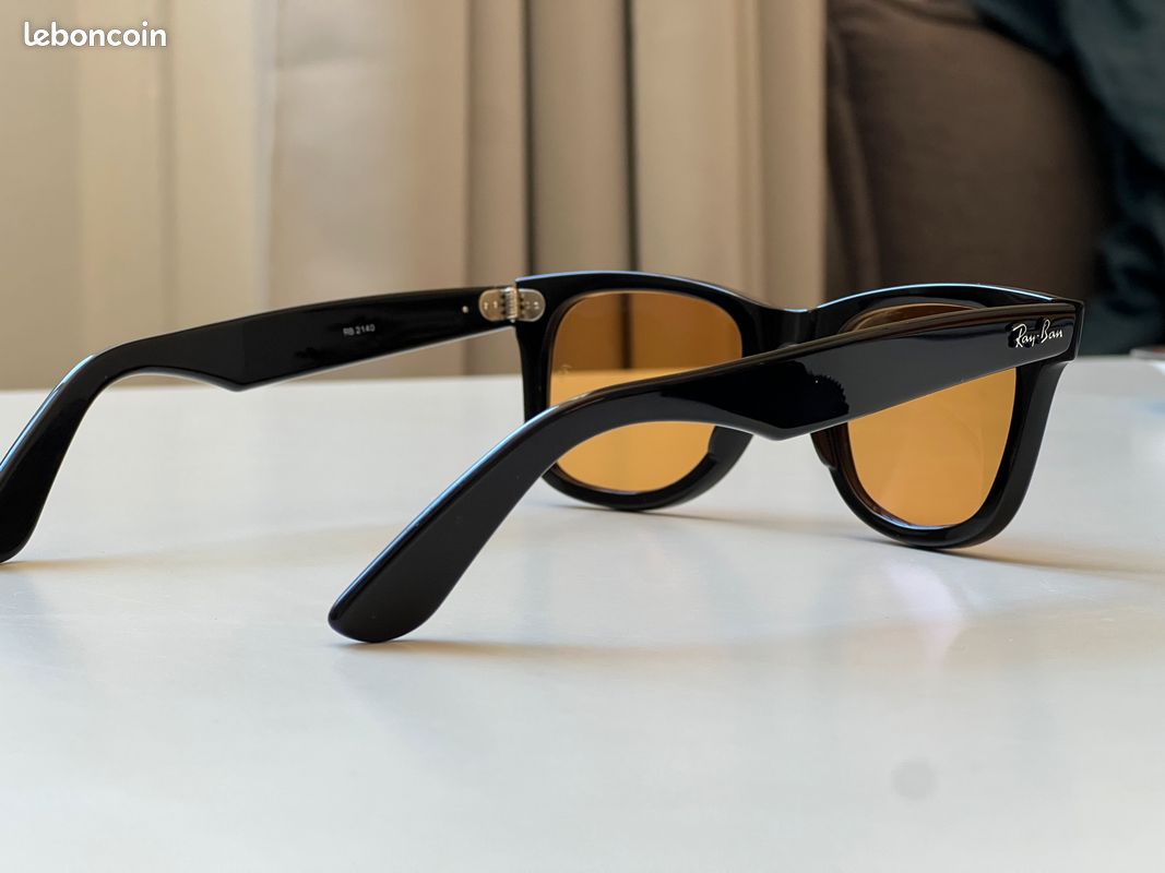 Rayban Wayfarer verres oranges + étui premium (image 6)