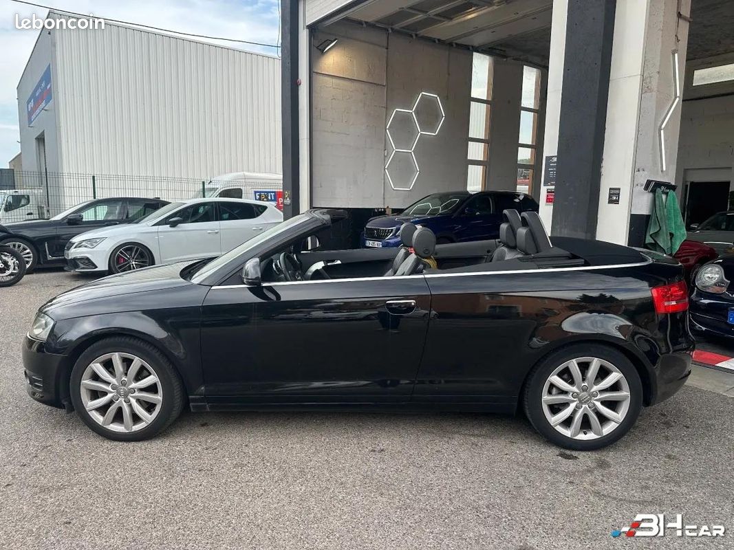 Audi A3 CABRIOLET / 2.0L TFSI 200cv / AMBITION LUXE / S-TRONIC BVA / DISTRI A JOUR / SUIVI INTEGRAL (image 9)