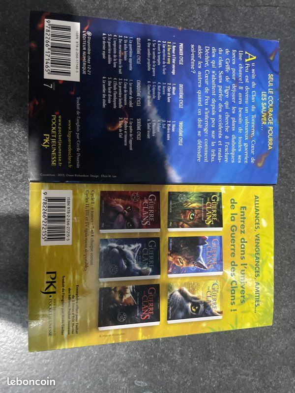 Lot de 2 livres « la guerre des clans » (image 2)