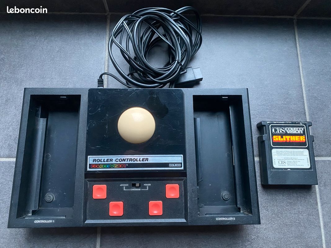 Roller Controller CBS Colecovision + Slither - Jeux vidéo