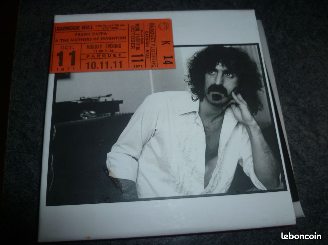 CD " Carnegie Hall " de Franck Zappa (image 1)