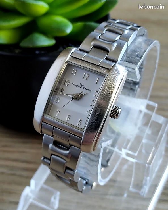 Montre Femme Younger & Bresson Quartz Rectangle - Style Tank - Sans Bracelet - Occasion
