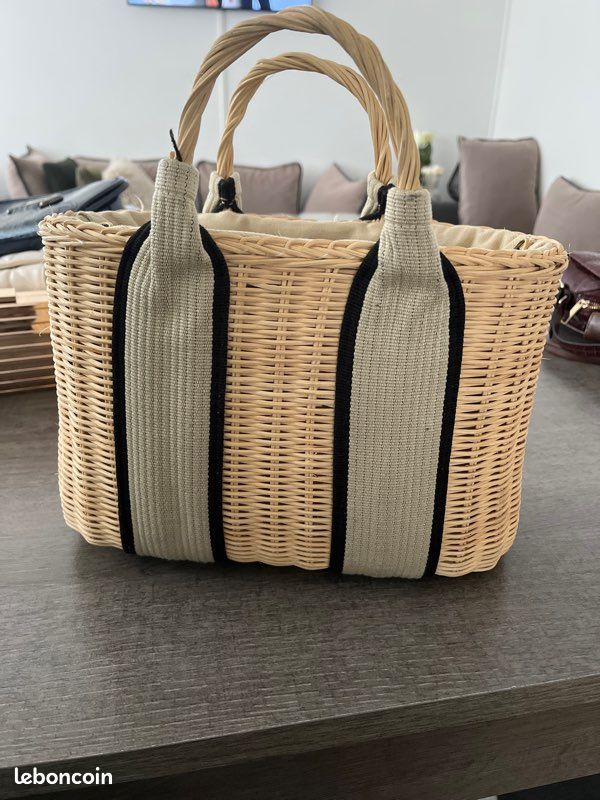 Tote Bag Sac En Paille Zara Panier Sac Zara Paille Panier Zara 28*20*