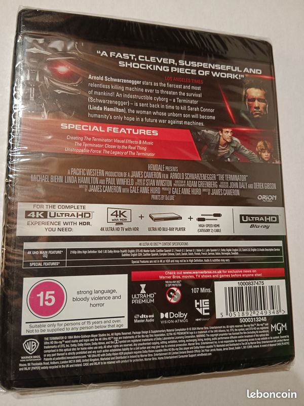 The Terminator - 4K Ultra HD [Neuf sous blister] (image 2)