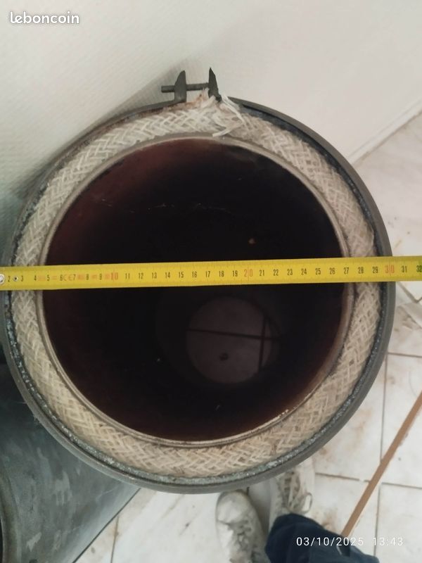 Tuyau isolé cheminée poujoulat environ 4m avec cheminée (image 8)