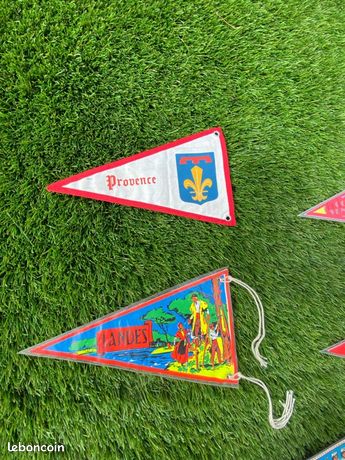 ancien Grand Fanion wimpel pennant ** AS PLOUHARNEL ** FRANCE