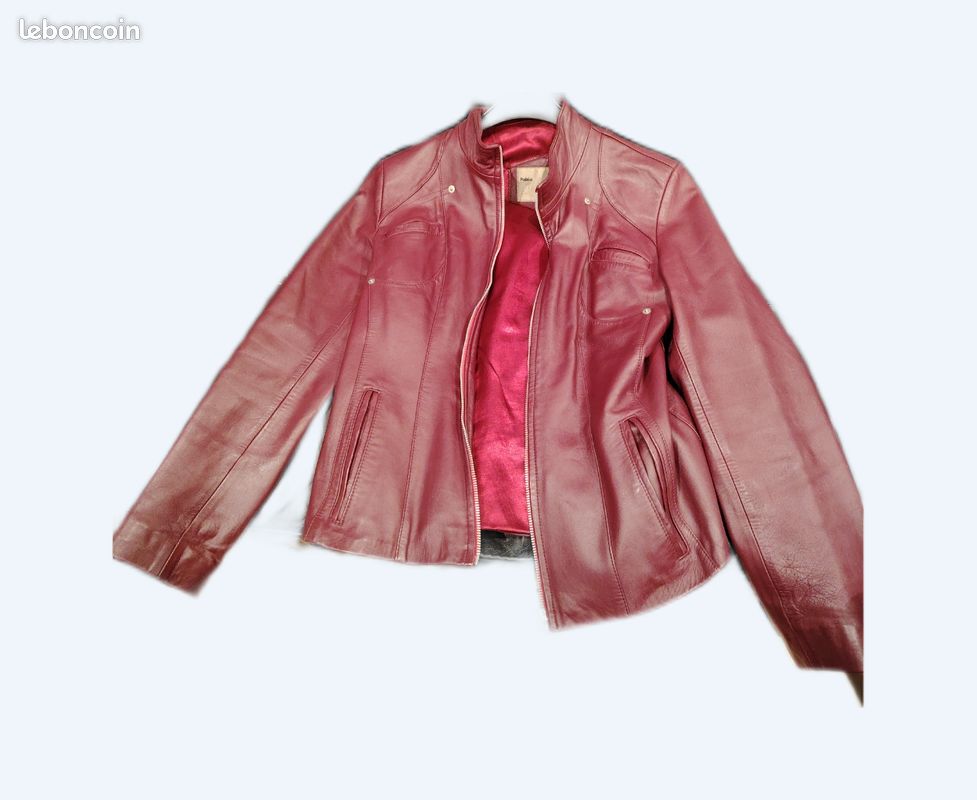 Veste en cuir Pablo Valentino (image 1)