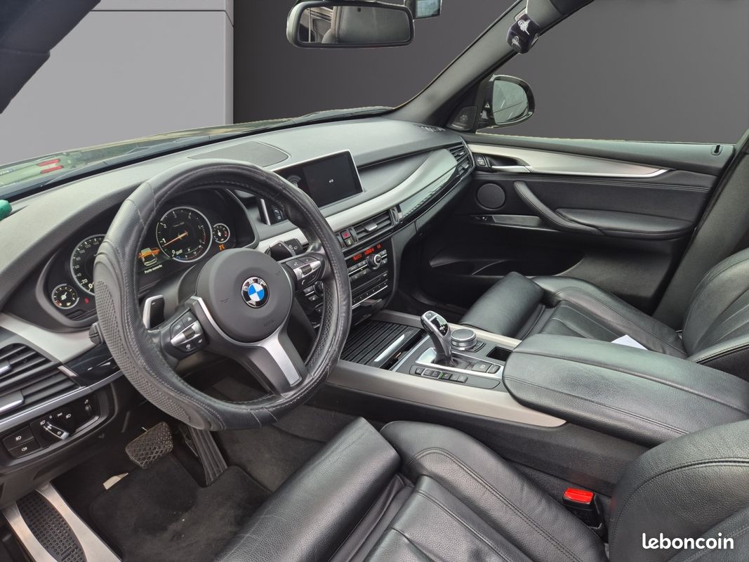 BMW X5 30 XD 7PLACES M SPORT 258Ch Toit ouvrant Cam 360° Harman Kardon Affichage tête haute ACC Garantie 12 mois (image 9)