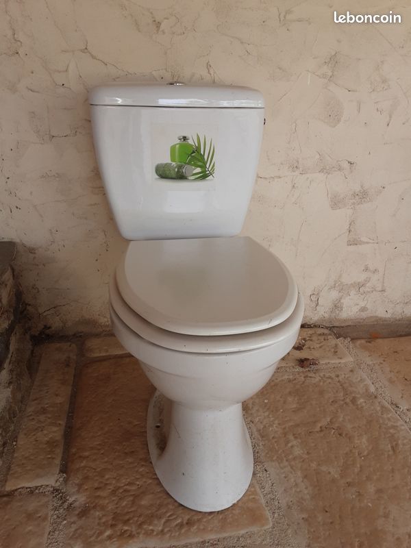 WC + système chasse d'eau (image 1)