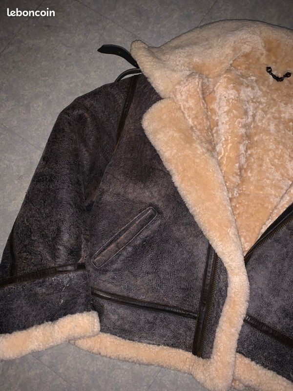 BLOUSON Aviateur CUIR Vieilli (image 3)