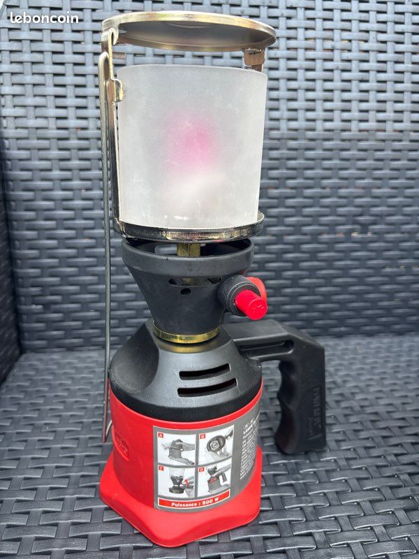 Lampe à gaz compacte pour le camping en plein air, la pêche
