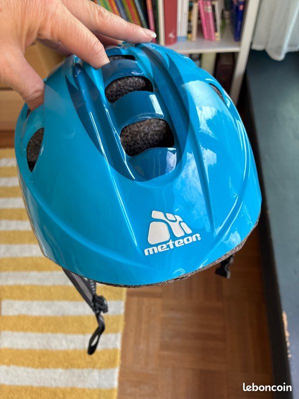 Casque vélo enfant 52-56cm bleu (image 2)