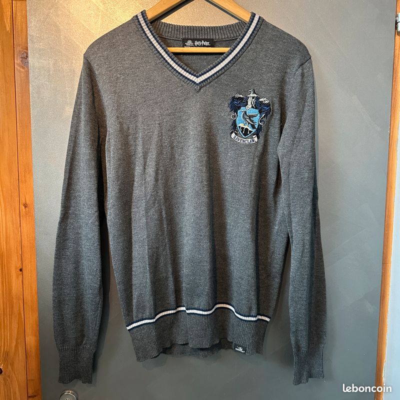 Pull Col V Harry Potter Serdaigle Ravenclaw Poudlard Hogwarts