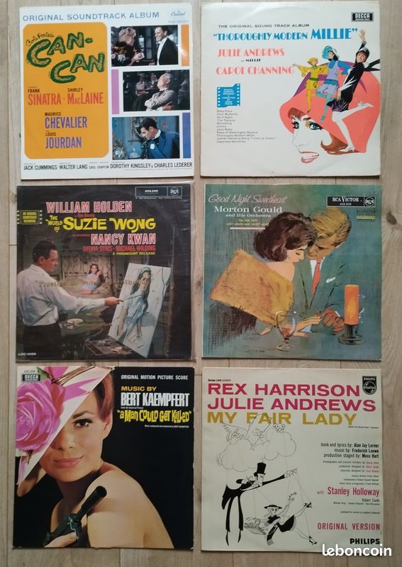 Vinyle BOF/Soundtrack Lot de 12 originaux musicals US 50/60's (image 2)