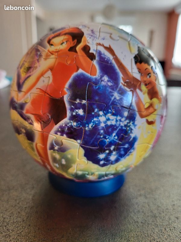 Puzzle 3d rond fées peter pan disney / chevaux Disy (image 2)