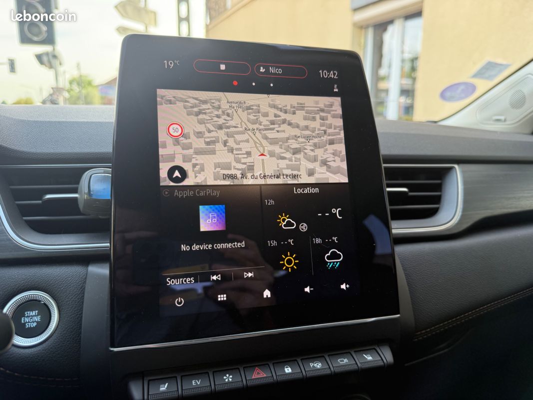 RENAULT CAPTUR 1.6 E-TECH 160ch HYBRID 9.8KWH INITIALE APPLE CARPLAY (image 16)