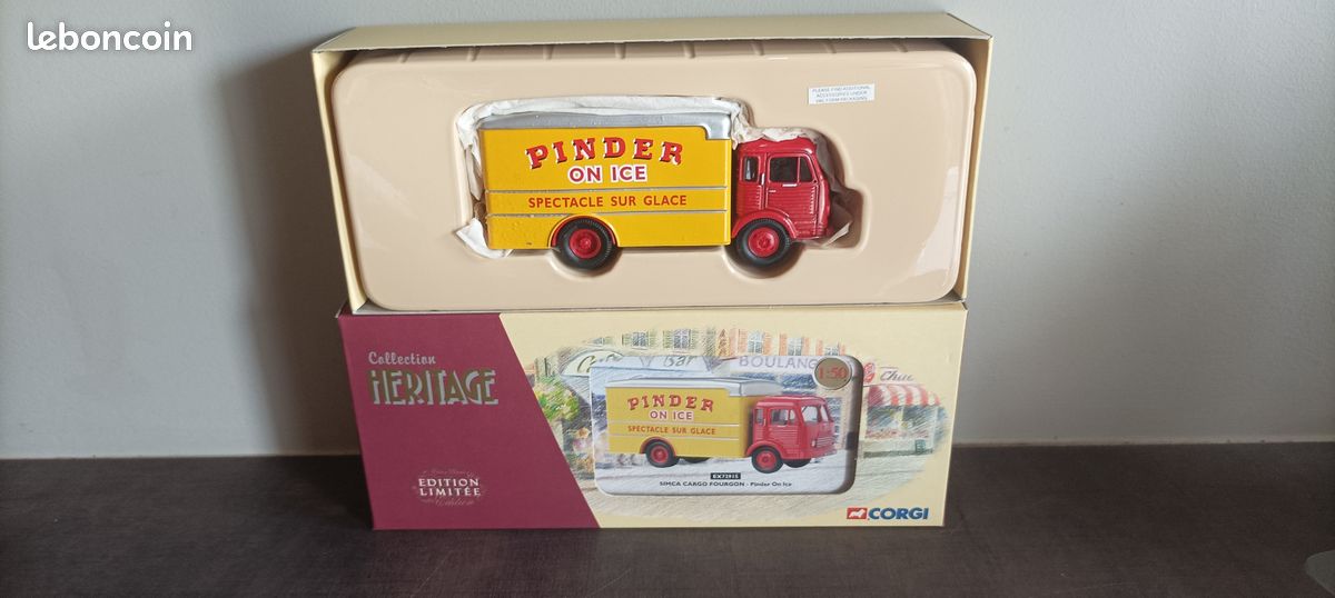 Miniature Duthy 43 CPC 1/43 - Simca Cargo Avec Cages Des Lions Pinder
