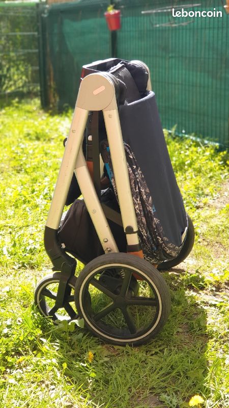 Poussette Cybex Balios S bleue + housse pluie (image 6)