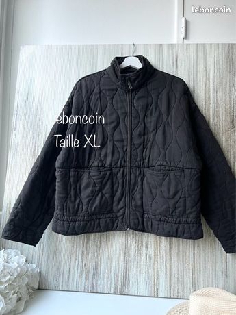 Veste Matelassée Homme Zara Taille M Bleu - Occasion Parfait État