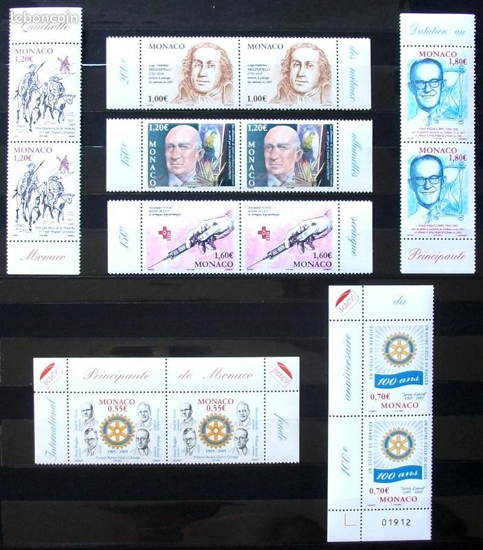 [Monaco][2004-2005] 116 timbres neufs (MC-BF90 et MC-2460 à MC-2505) (Valeur Faciale : 132,80E) (image 5)