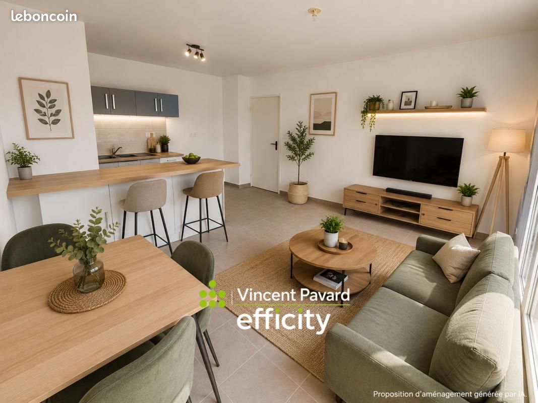 Appartement 3 pièces 51 m² · à Tours · 51 m² · 154 990 €