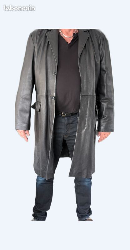 Manteau long cuir homme MAC DOUGLAS Vêtements