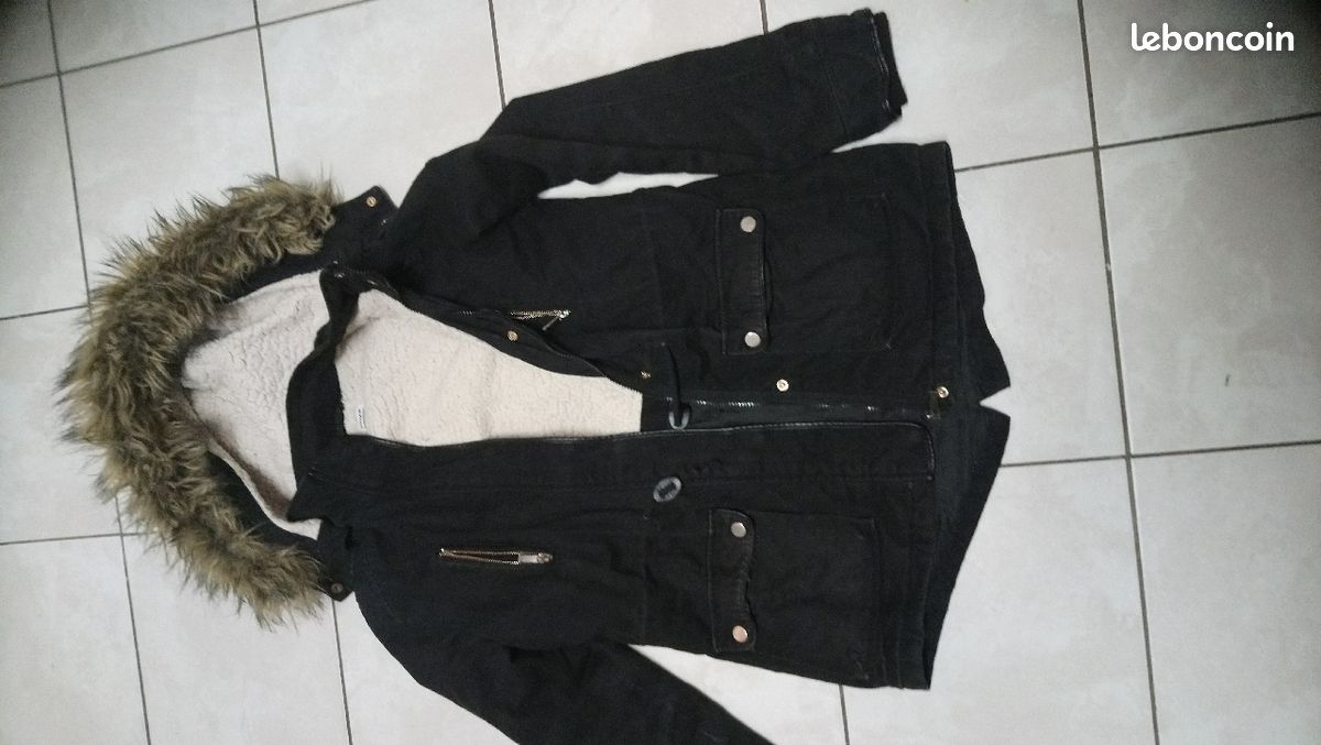 Blouson noir 14 ans / s (image 1)