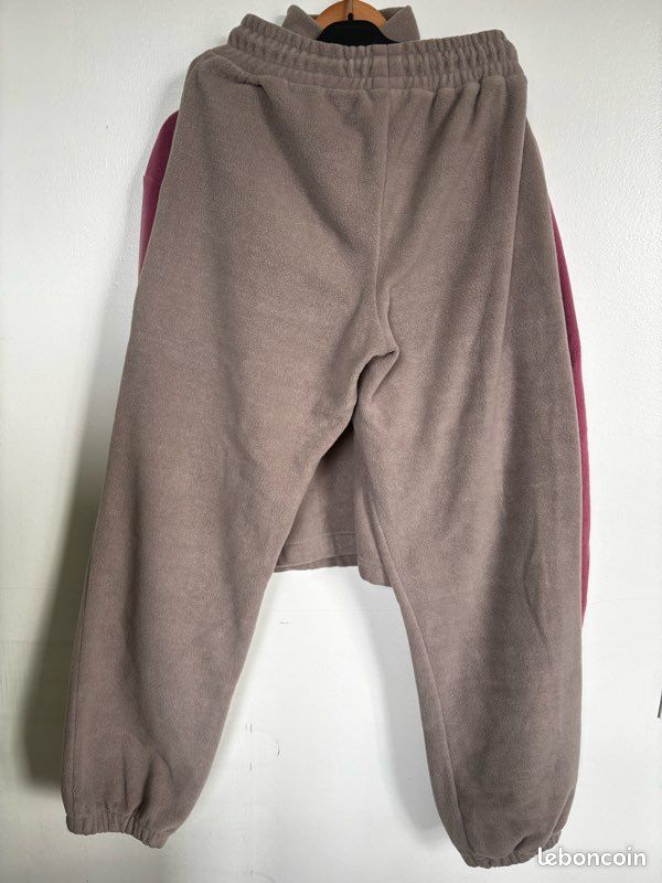 Ensemble de survêtement polaire pantalon et sweat à boutons à pression Boohoo (image 3)