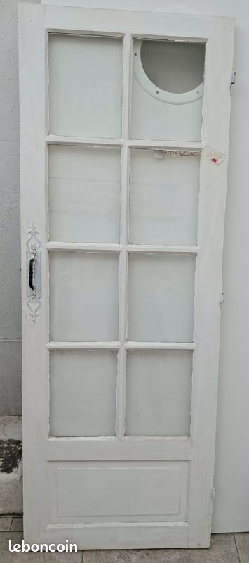 Porte intérieure avec carreaux en verre (image 1)