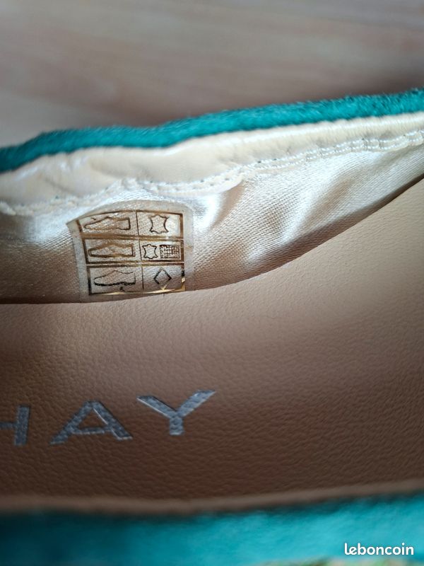 Ballerines femme cuir Jhay T37 en TBE (image 2)