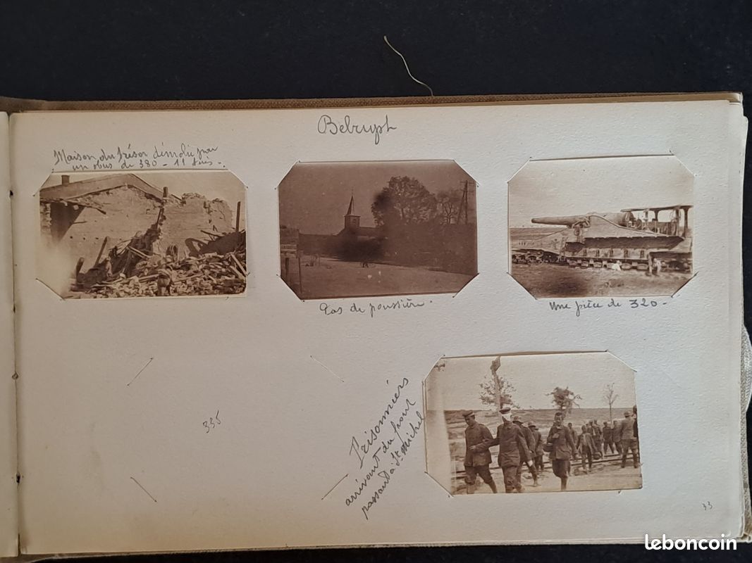 GUERRE 14-18 - ALBUM de 158 PHOTOS ORIGINALES - Plusieurs Régiments d'Infanterie: 40è,15è, 116è, 7è, 6è (image 7)