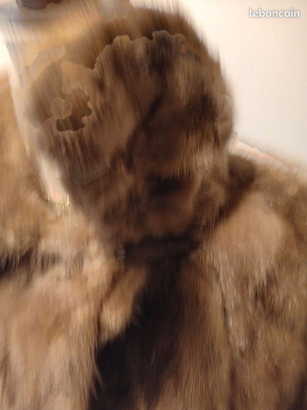 Manteau De Fourrure Marc L’épine Bethune Taille L - Marron, Occasion Très Bon état, Hiver