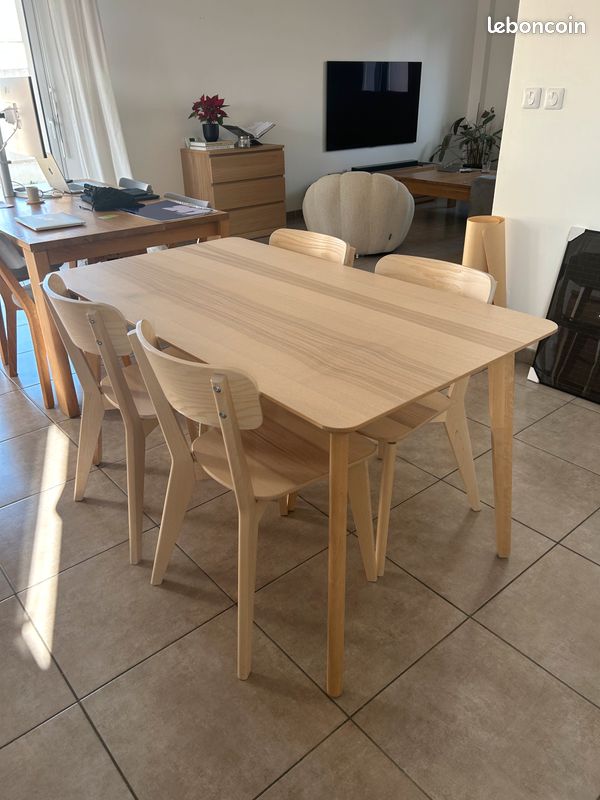 Table Lisabo - IKEA (chaises déjà vendues) (image 5)